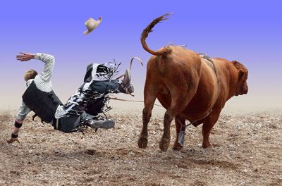 Bullriding - eight seconds is all it takes!