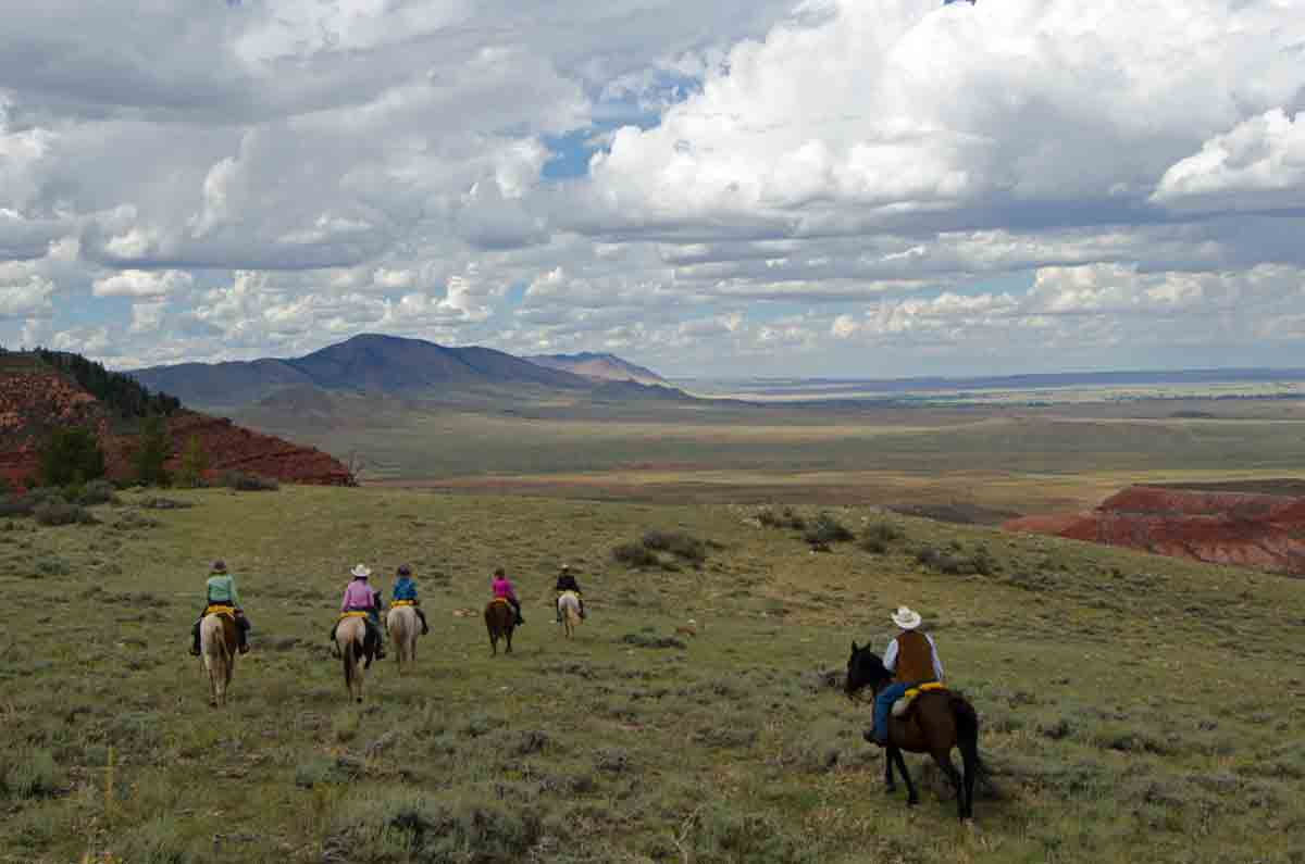 A view from Red Mountain, Glendevey Colorado.